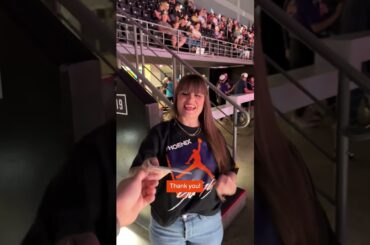 Delivering smiles one fan at a time during our 200th consecutive sellout 💜🧡 #shorts