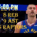 Nikola Jokic 22 Pts 8 Reb 9 Ast Toronto Raptors vs Denver Nuggets HIGHLIGHTS