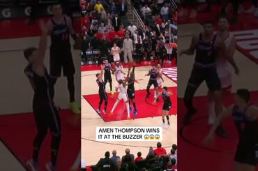 AMEN THOMPSON WINS IT 🤯🤯🤯 🚨