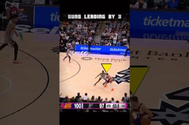 PART 1 - Intense Defense, First Fox, Then Wemby…🤯 Insane Ending Suns at Spurs #nba #shorts