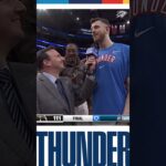 Locked in on both ends 🔒 / IHart and Nick Gallo catch up after tonight’s win 🎙️