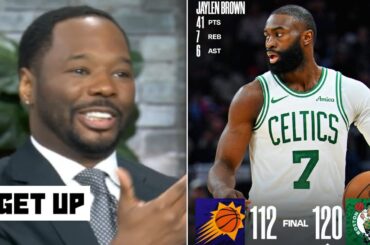 GET UP | Jaylen Brown is currently most underrated MVP- Vincent Goodwill reacts to Celtics beat Suns