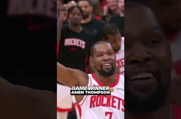 AMEN THOMPSON GAME WINNER  #rockets