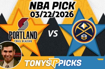 Portland Trail blazers vs. Denver Nuggets Pick 3/22/26 NBA Pick Prediction