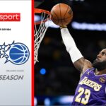 LeBron James mit nächstem Rekord | Los Angeles Lakers @ Orlando Magic | NBA Highlights