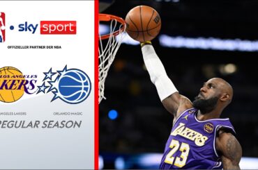 LeBron James mit nächstem Rekord | Los Angeles Lakers @ Orlando Magic | NBA Highlights