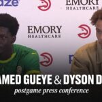 Hawks vs. Warriors Postgame Press Conference: Mouhamed Gueye and Dyson Daniels