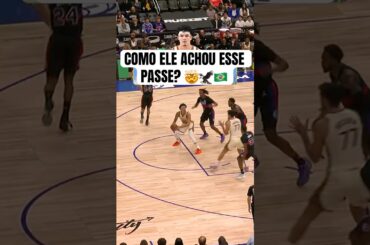 Gui Santos com olhos de águia pelos Warriors! 🦅🇧🇷 #nba #shorts