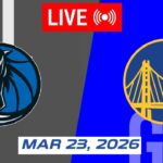 NBA LIVE! Golden State Warriors vs Dallas Mavericks | March 23, 2026 | 2026 NBA Season Live 2K