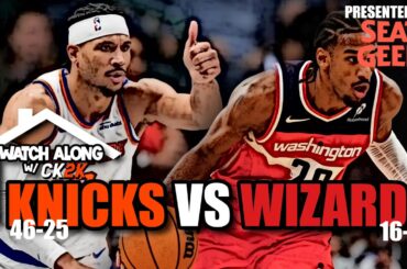 NEW YORK KNICKS VS WASHINGTON WIZARDS LIVE PLAY BY PLAY! | WATCH ALONG W/ CK2K