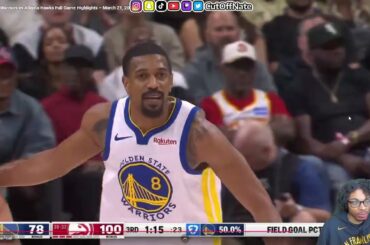 Warriors Fan Reaction To Golden State Warriors vs Atlanta Hawks Full Game Highlights – March 21 2026
