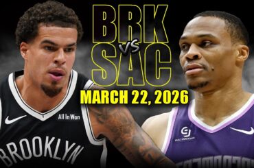 Brooklyn Nets vs Sacramento Kings Full Game Highlights – March 22, 2026 | NBA Season