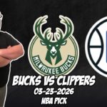 Milwaukee Bucks vs Los Angeles Clippers 3/23/26 NBA Free Picks & Prediction | NBA Betting Tips