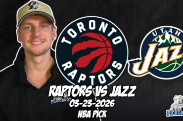 Toronto Raptors vs Utah Jazz 3/23/26 NBA Free Picks & Prediction | NBA Betting Tips