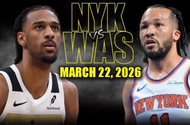 New York Knicks vs Washington Wizards Full Game Highlights – March 22, 2026 | NBA Season
