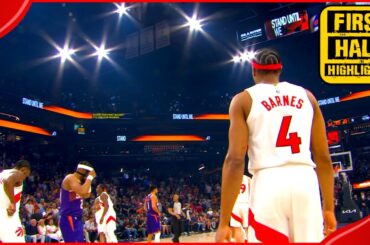 Toronto Raptors vs Phoenix Suns - First Half Highlights | March 22, 2026