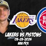 Los Angeles Lakers vs Detroit Pistons 3/23/26 NBA Free Picks & Prediction | NBA Betting Tips