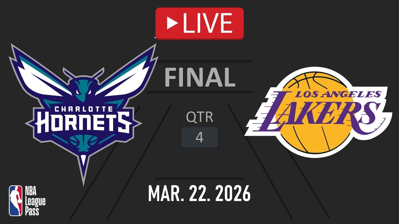 NBA LIVE! Los Angeles Lakers vs Charlotte Hornets | Mar. 22, 2026 | Hornets vs Lakers NBA LIVE 2K26