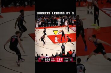 PART 1 - Durant Misses, Amen Tips It In…🤯 Wild Ending Heat at Rockets #nba #shorts