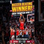 “Unbelievable Finish! Rockets Win at the Buzzer vs Heat