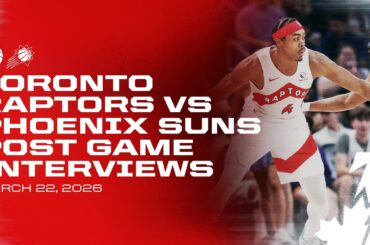 Toronto Raptors Full Media Availabilities | Post Game at Phoenix Suns | March 22, 2026