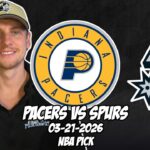 Indiana Pacers vs San Antonio Spurs 3/21/26 NBA Free Picks & Prediction | NBA Tips