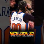 KNICKS WIN‼️ BUT JORDAN CLARKSON🇵🇭 DID THIS 👀🔥 #shortsbasketball #jordanclarkson #newyorkknicks #nba