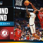 Alabama vs. Texas Tech - Second round NCAA tournament extended highlights