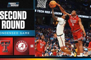 Alabama vs. Texas Tech - Second round NCAA tournament extended highlights