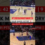 Tyler Kolek was HOT all day