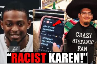 Karen GOES CRAZY at San Antonio Spurs Game!! De'Aaron Fox CALLS HER OUT!
