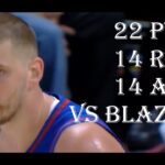 Nikola Jokic 22 Pts 14 Reb 14 Ast Portland Trail Blazers vs Denver Nuggets HIGHLIGHTS