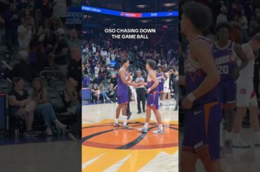 Teammate support for a night he'll never forget 💜 #shorts | Phoenix Suns