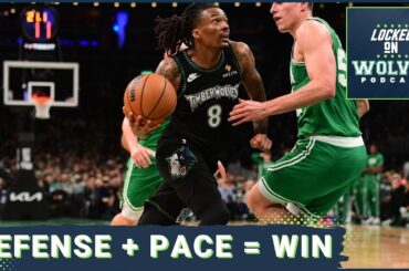 Minnesota Timberwolves Pace and Defense STUN Boston Celtics Behind Ayo Dosunmu & Bones Hyland