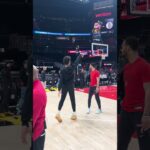 03-12-26 Atlanta Hawks Forward Jalen Johnson Warming Up