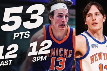 Tyler Kolek (53 Combined PTS) Makes NBA & G League HISTORY in Knicks Double Shift 🔥