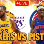 🏀 NBA 🏀 Los Angeles Lakers vs Detroit Pistons LIVE Play by Play & Reaction *LIVE SCOREBOARD*