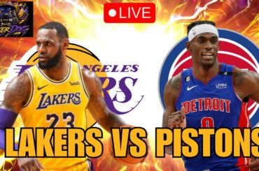 🏀 NBA 🏀 Los Angeles Lakers vs Detroit Pistons LIVE Play by Play & Reaction *LIVE SCOREBOARD*