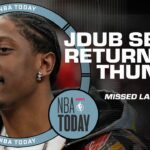 Jalen Williams set to return for Thunder + Reaction to fight vs. Wizards | NBA Today