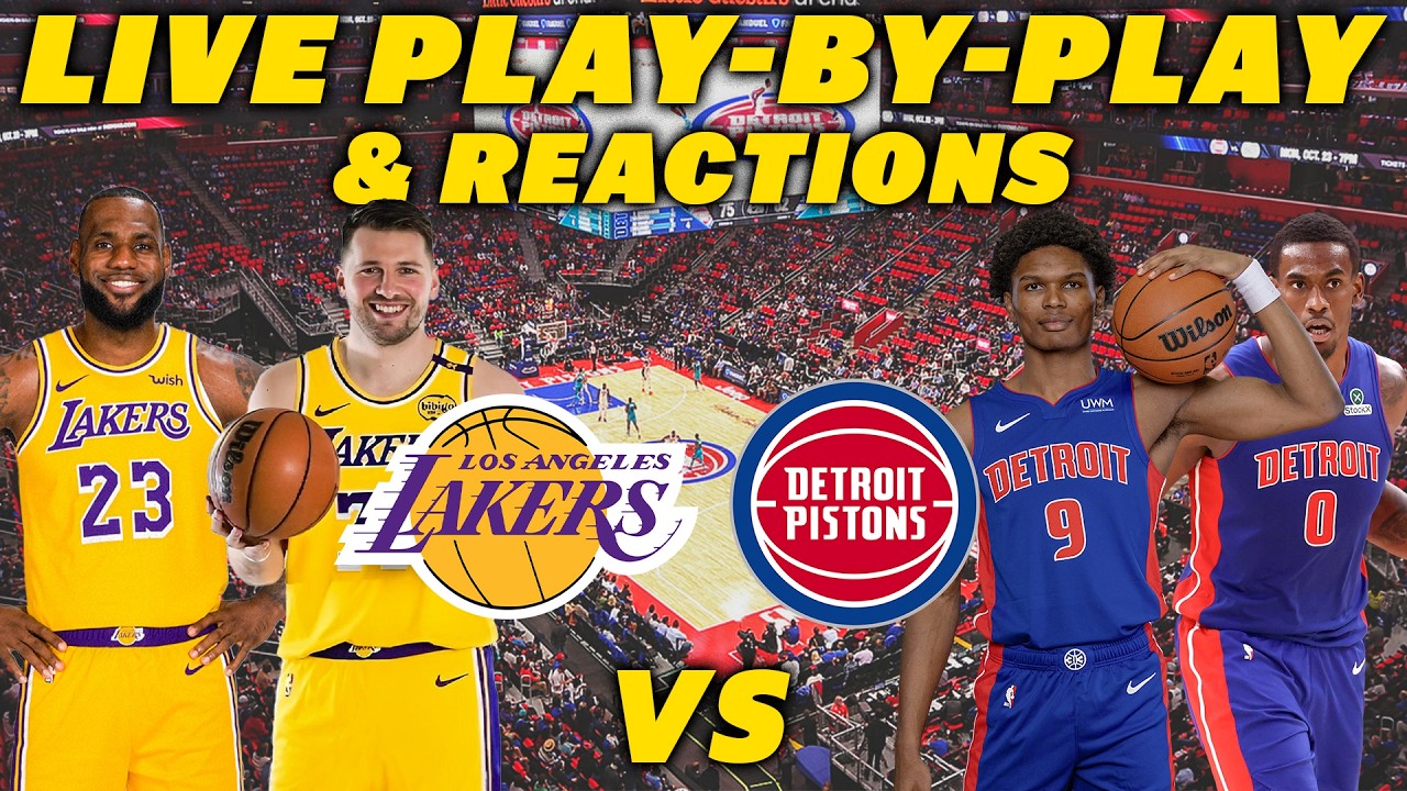Los Angeles Lakers vs Detroit Pistons | Live Play-By-Play & Reactions
