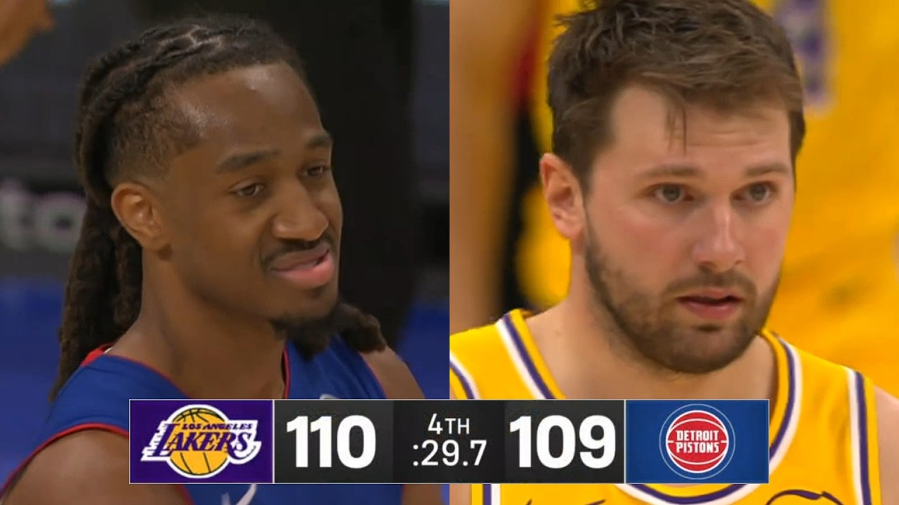 FINAL 35 Seconds to Los Angeles Lakers vs Detroit Pistons