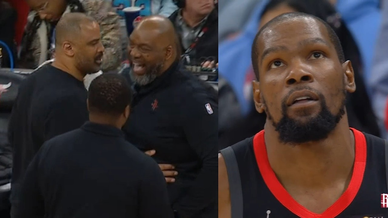 Ime Udoka ejected after elite shot making in final 3mins of Rockets vs Bulls