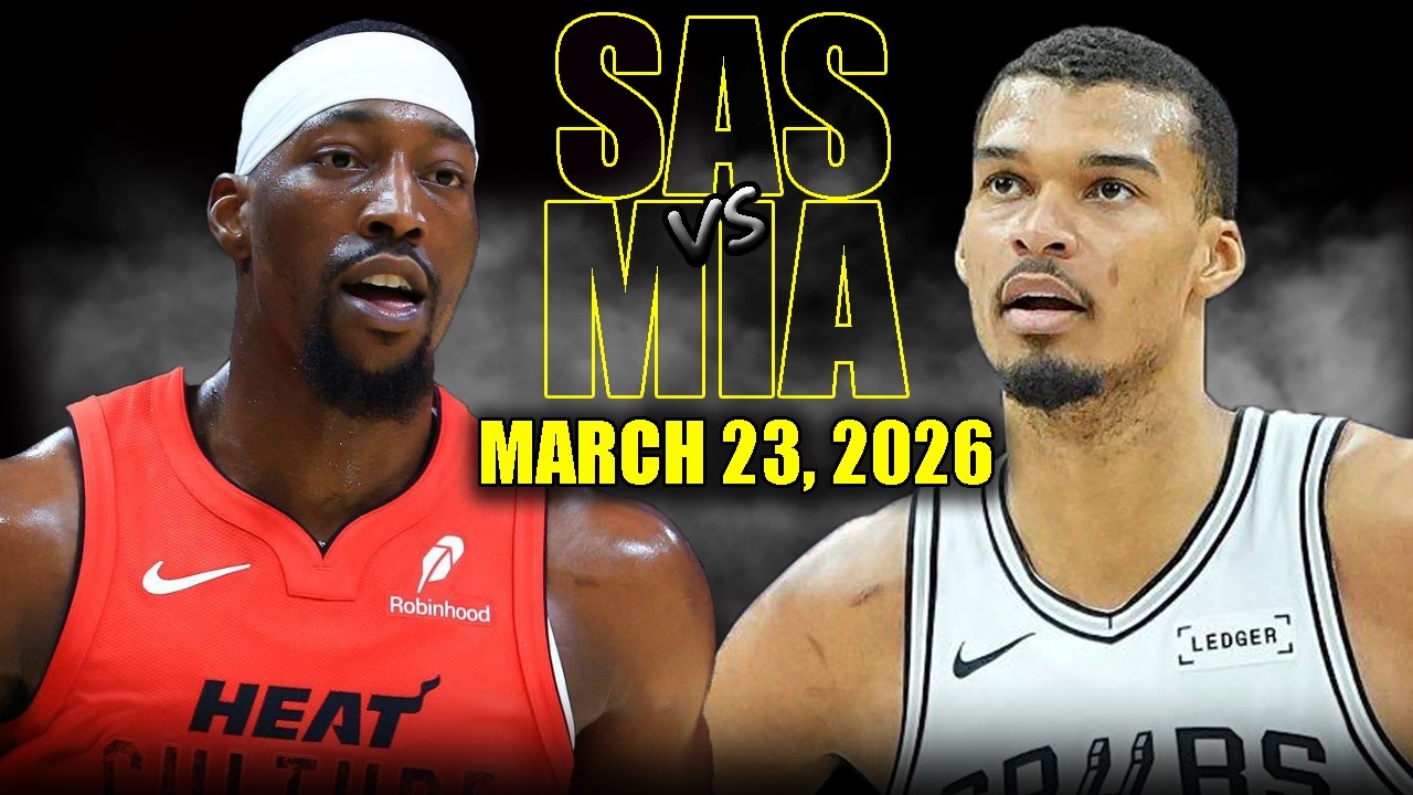 San Antonio Spurs vs Miami Heat Full Game Highlights – March 23, 2026 | NBA Season