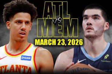 Atlanta Hawks vs Memphis Grizzlies Full Game Highlights – March 23, 2026 | NBA Season