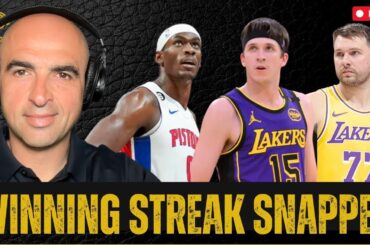 Lakers Win Streak SNAPPED | Lose to Pistons 113-110