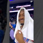 After the buzzer in Philly 🤳 #okcthunder