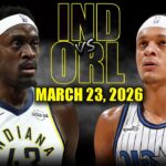 Indiana Pacers vs Orlando Magic Full Game Highlights – March 23, 2026 | NBA Season