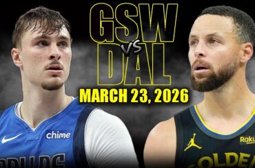 Golden State Warriors vs Dallas Mavericks Full Game Highlights – March 23, 2026 | NBA Season