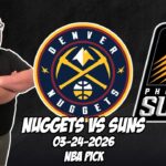 Denver Nuggets vs Phoenix Suns 3/24/26 NBA Free Picks & Prediction | NBA Betting Tips
