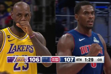 Final 5:18 WILD ENDING Lakers vs Pistons | March 23, 2026